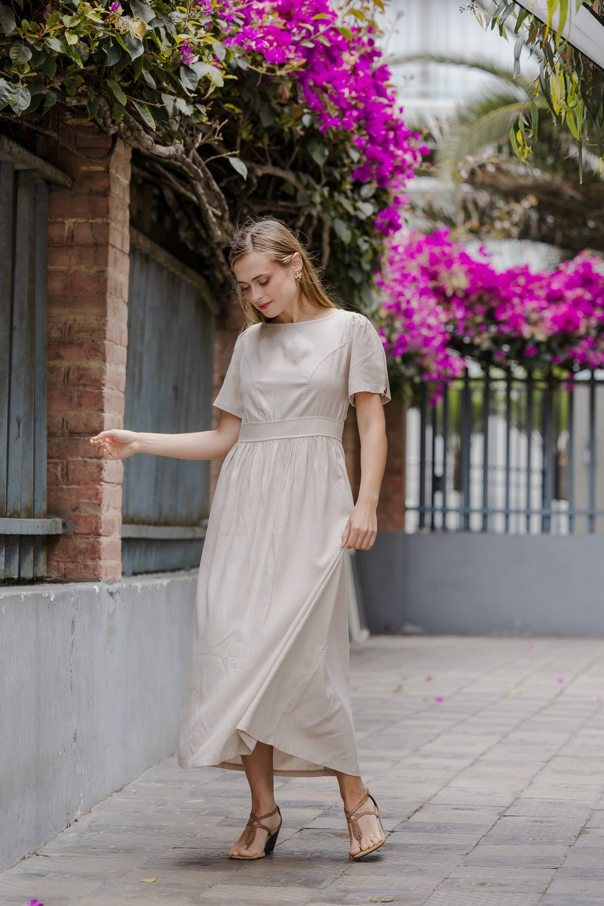 Vestido Poly - Crudo