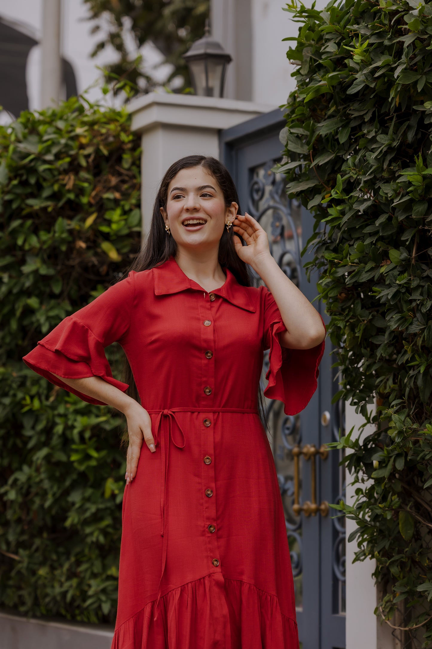 Vestido Aurora - Terracota