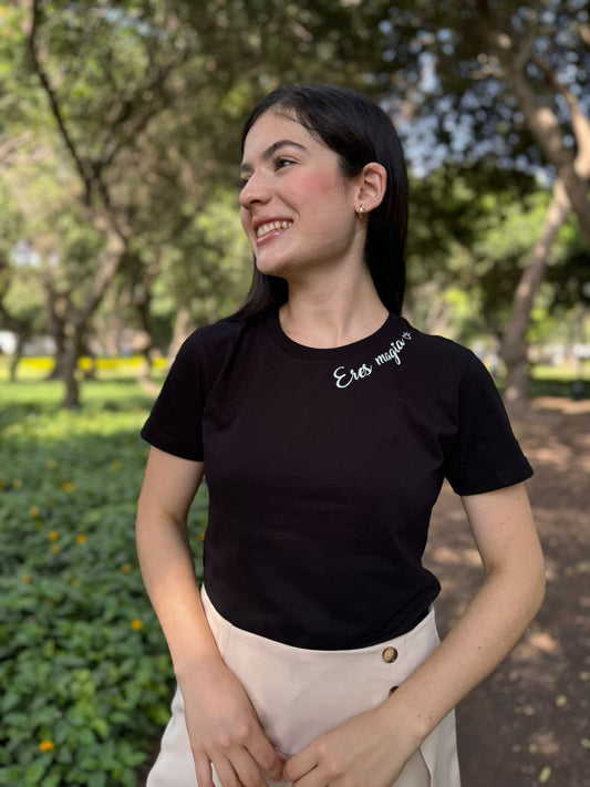 T-Shirt Eres Magia - Negro
