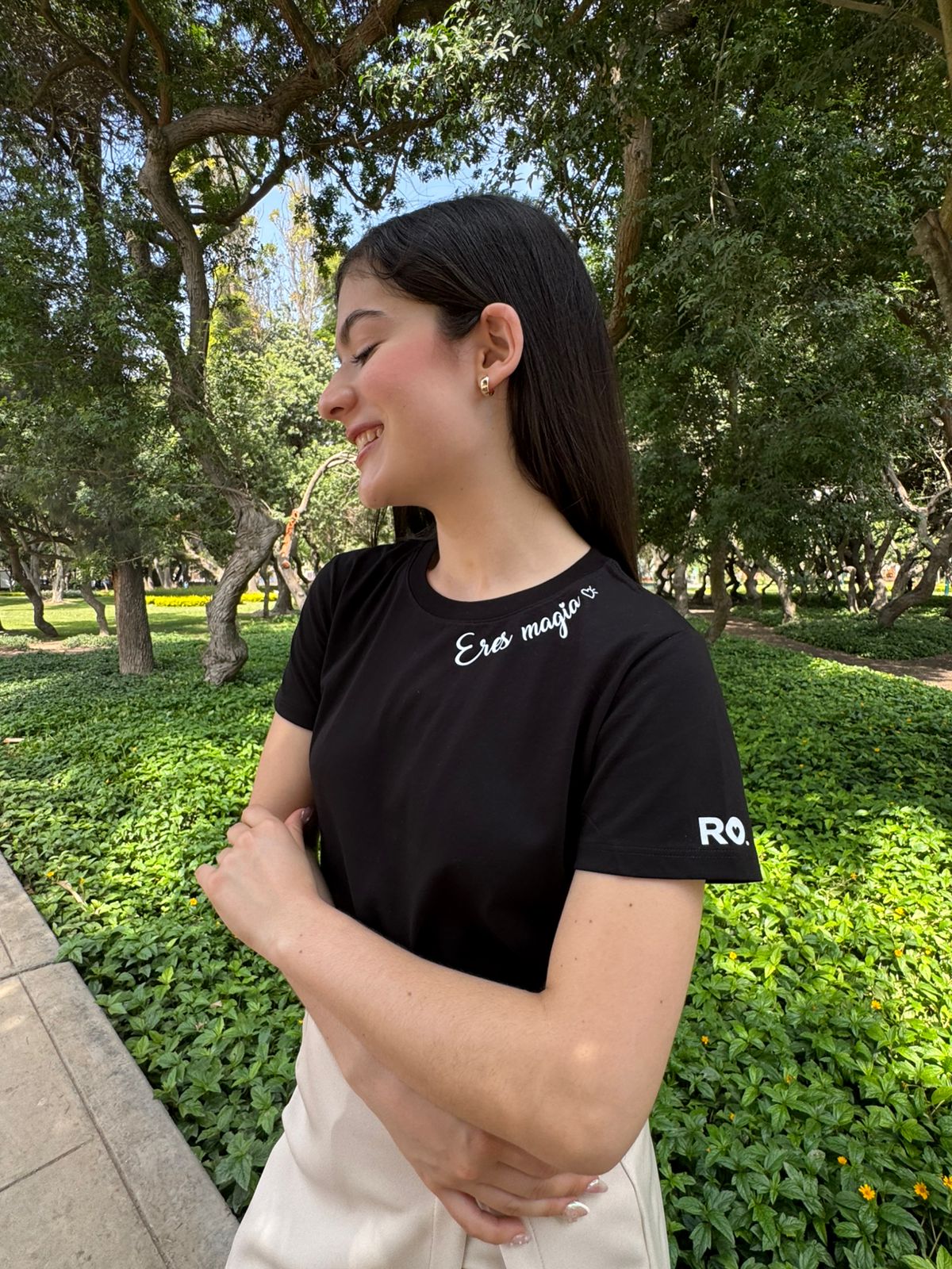 T-Shirt Eres Magia - Negro