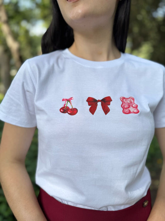 T-Shirt Osito - Blanco