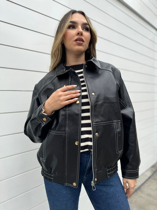Casaca Madeleine - Negro