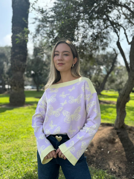 Chompa Mariposa - Lila