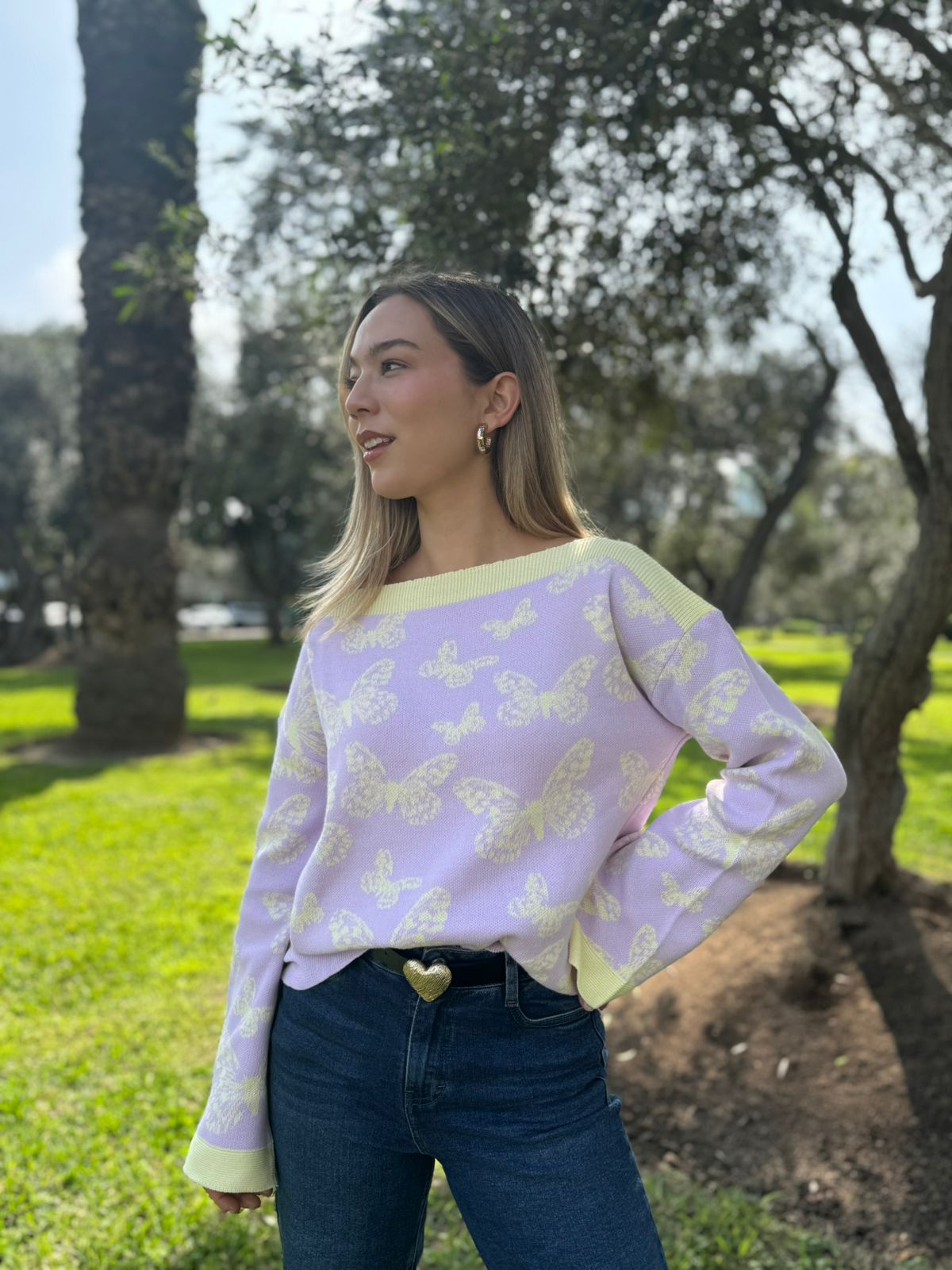 Chompa Mariposa - Lila