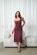 Vestido Adelene - Vino