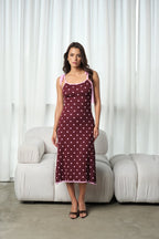 Vestido Adelene - Vino