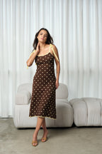 Vestido Adelene - Marrón