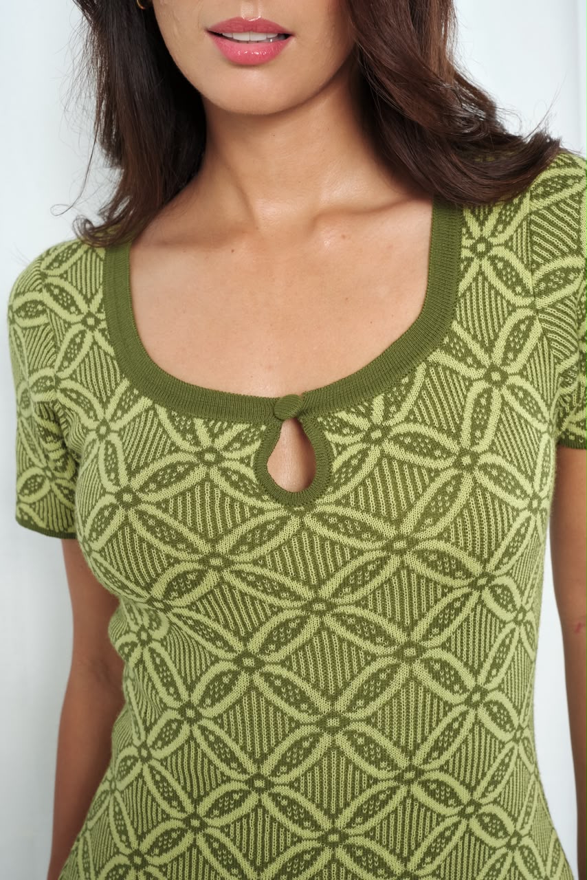 Vestido Amelie - Pistacho