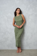Vestido Lua - Pistacho