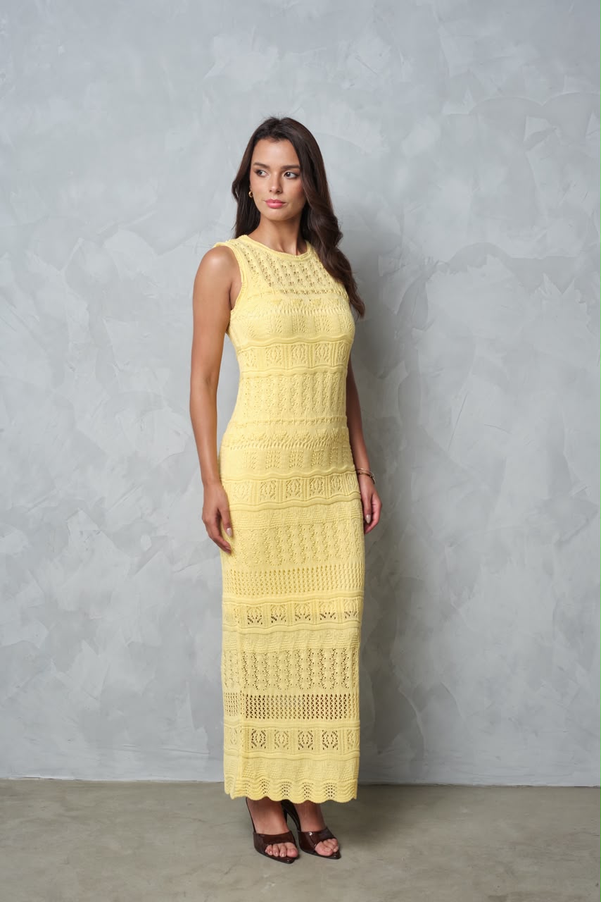 Vestido Lua - Amarillo
