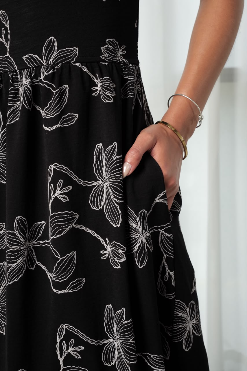Vestido Jazzy - Negro