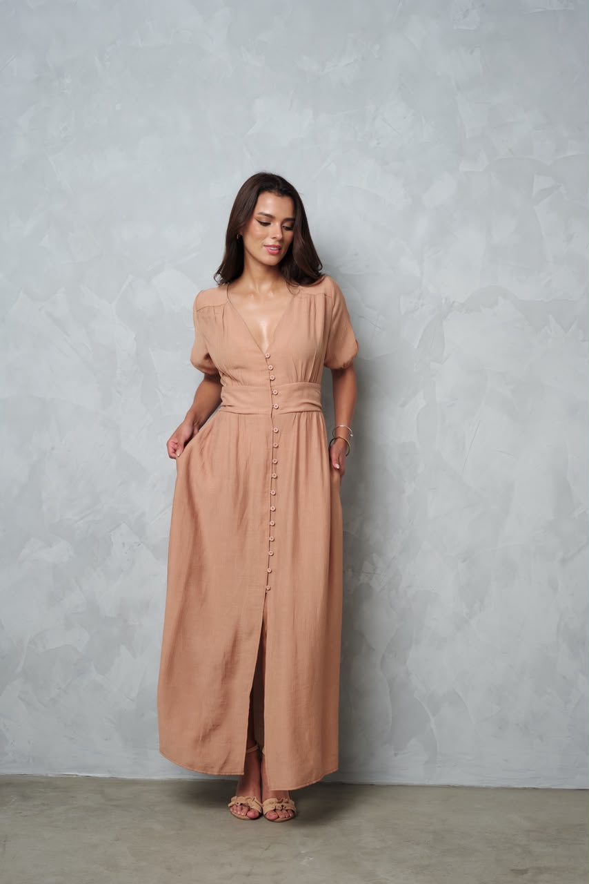 Vestido Ellie - Beige