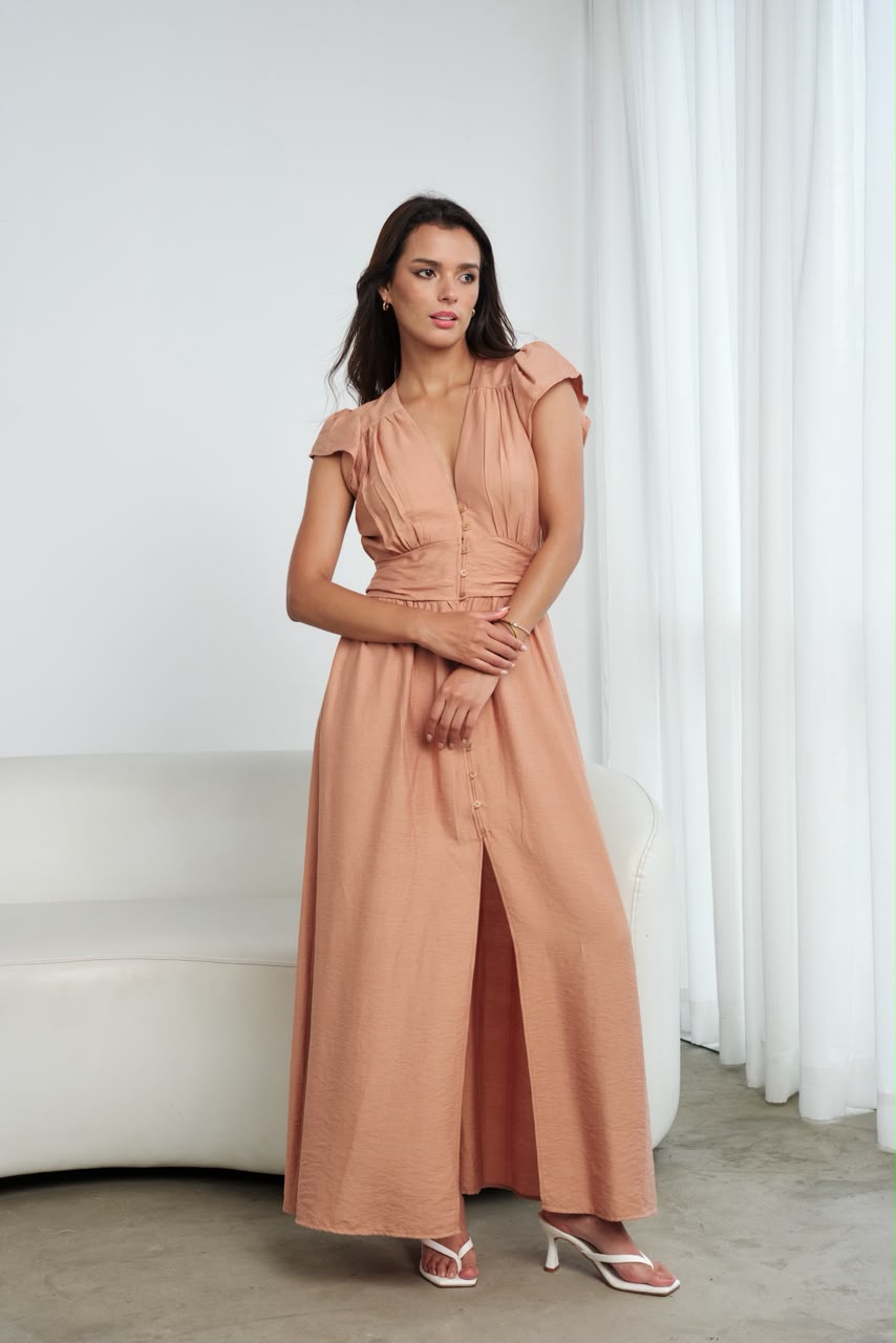 Vestido Alisson - Camel