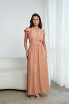 Vestido Alisson - Camel