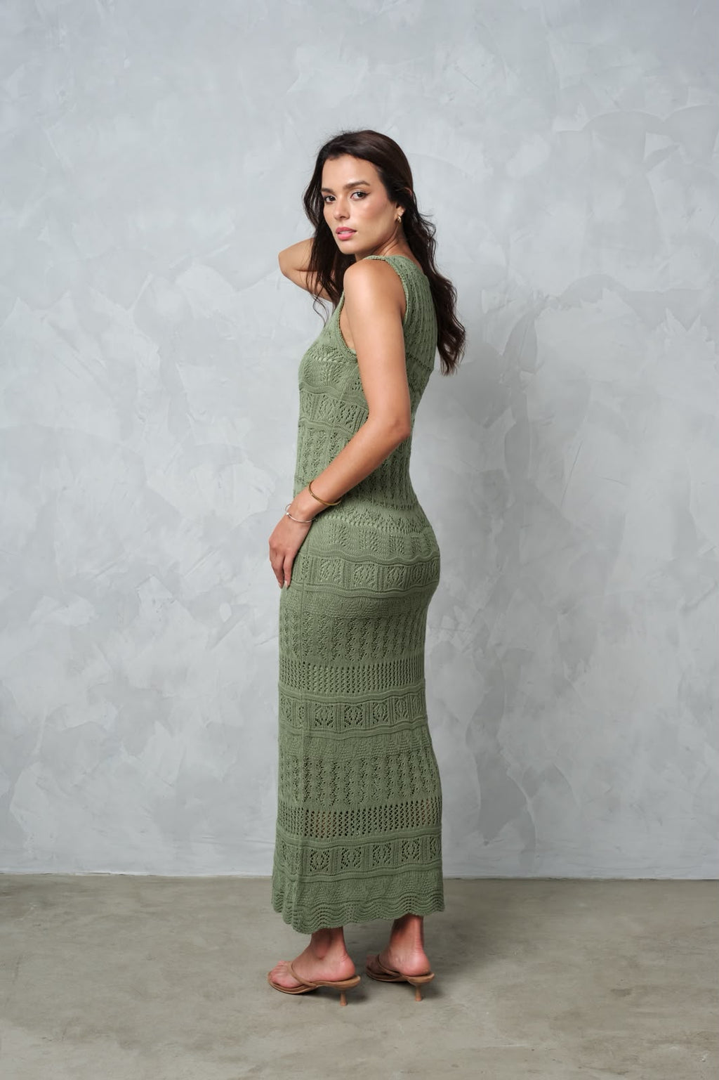 Vestido Lua - Pistacho
