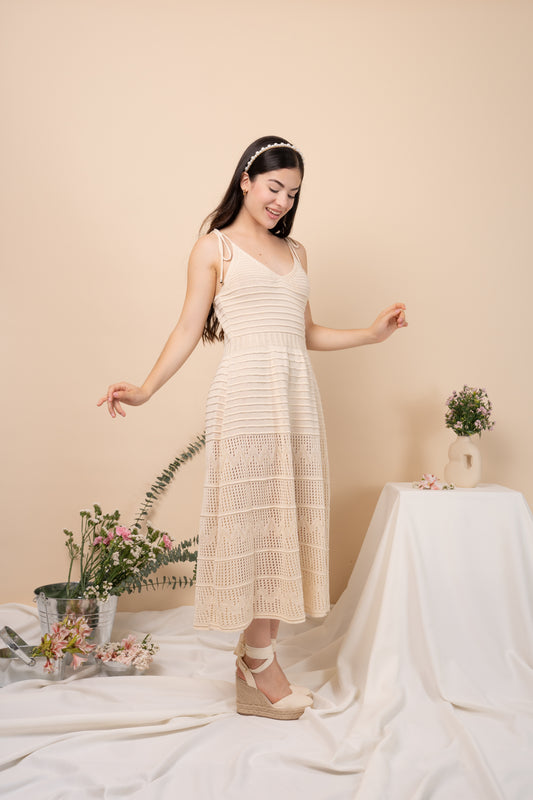 Vestido Aura - Ecru