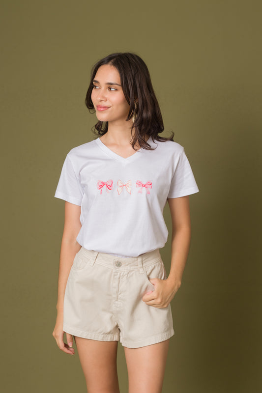 Short Denim - Beige