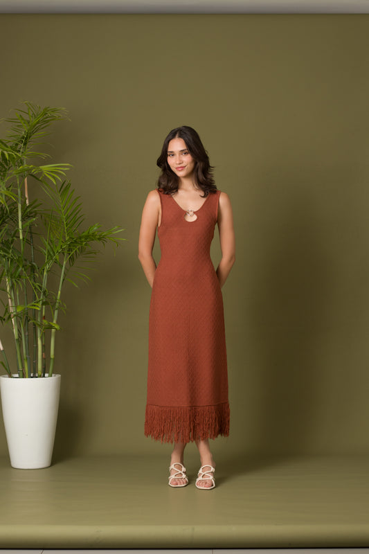 Vestido Corazón - Caramelo