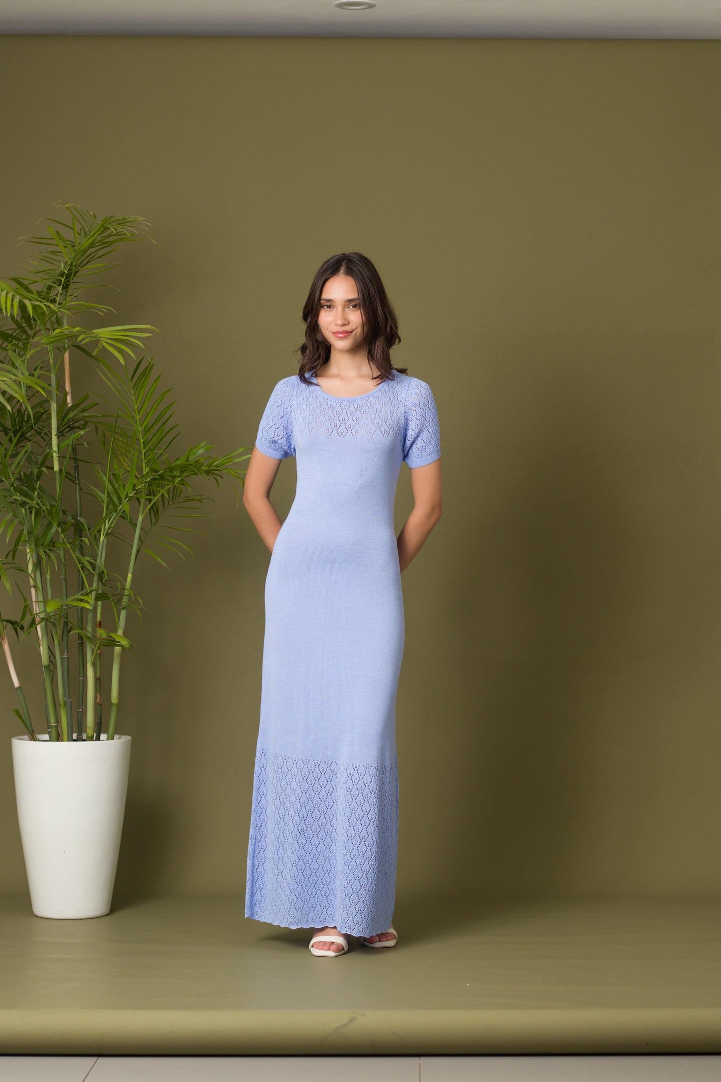 Vestido Valentina - Azul cielo
