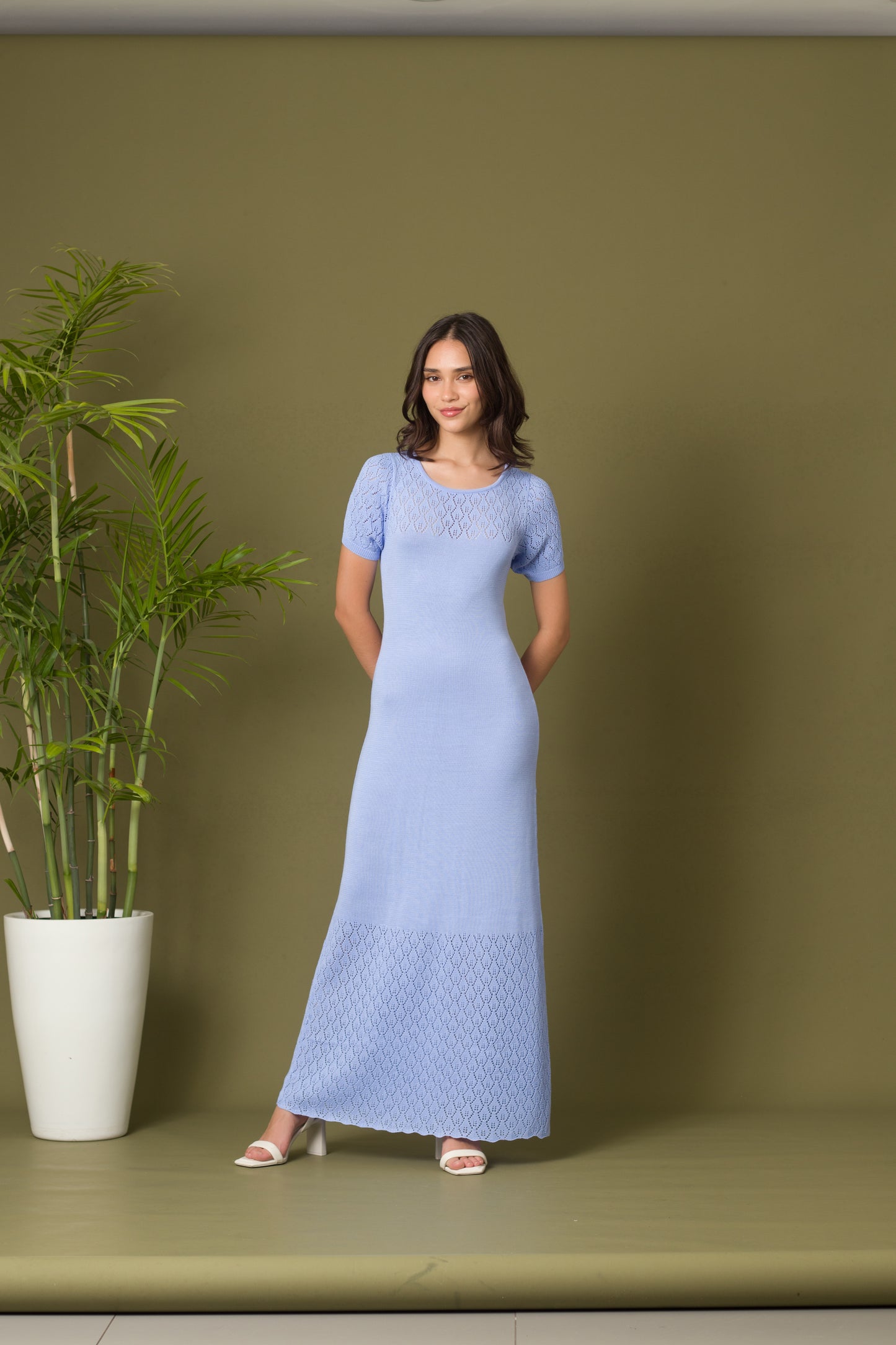 Vestido Valentina - Azul cielo