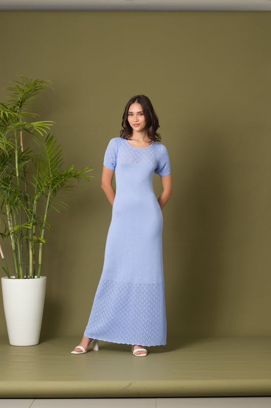 Vestido Valentina - Azul cielo