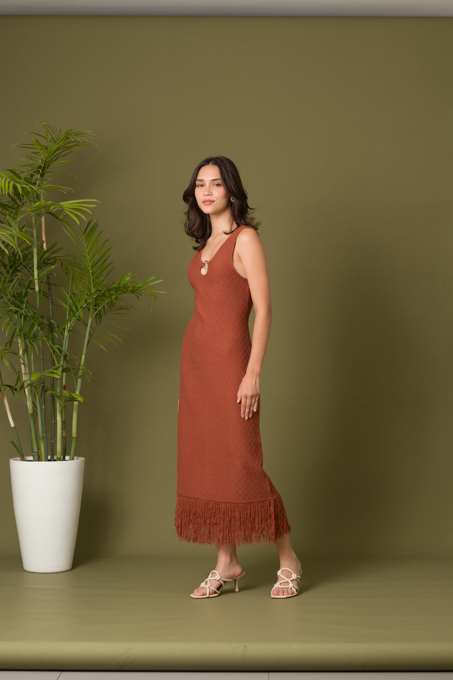 Vestido Corazón - Caramelo