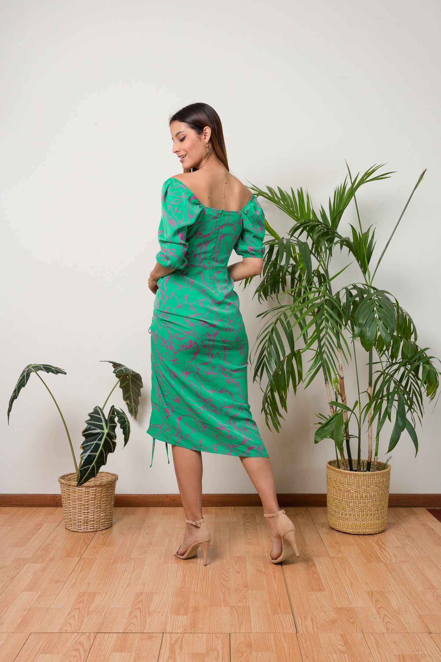 Vestido Tulipa - Verde
